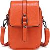myfriday Borsa a tracolla vintage da donna, piccola borsa a tracolla in pelle con tracolla a tracolla
