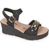 Valleverde Sandali Donna 55580 in Pelle Nero EU 40