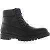 Lumberjack-RIVER 2 ANKLE BOOT man in black leather, 42