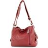 modamoda de - T220 - Borsa a tracolla piccola in vera pelle