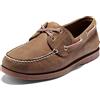 Timberland Classic 2 Eye, Scarpe da Barca Uomo, Marrone Gaucho Roughcut Smooth, 42.5 EU
