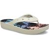 Crocs Donna Classic Platform Flip W Infradito, Bone/Multi, 36/37 EU
