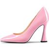 Castamere Donna Spillo Alto High Tacco Heel a Punta Slip-on Pumps Sexy Dress Classico 10 CM Heels Rosa 35 EU