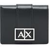 Armani Exchange Jodie - Mini portafoglio da donna, colore: Nero, Nero, taglia unica