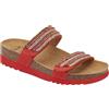Scholl, Sandalo per donna doppia fascia a strappo, Corallo, 41 EU
