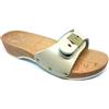 M.a.u.r.i. Zoccolo in Legno Donna Beige