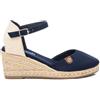 REFRESH - Sandali con zeppa Donna Blu navy - Scarpe comode e versatili - Moda casual - Modello 17188208 (Misurare 39)