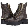 GUESS Fearne, Anfibi Donna, Marrone, 37.5 EU