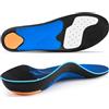PCSsole Solette ortopediche con supporto per arco plantare alto e medio - Inserto in gel comfort per scarponi da lavoro per piedi piatti, fascite plantare, corsa, camminata, iperpronazione per uomini