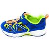 Istamax Scarpe Sportive Aperte Bambino IMCA3814,Mesh Traspirante,Blu Royal e Giallo Neon,A Strappo