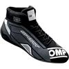 OMP IC/82907641 Scarpe da pilota nero bianco
