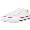 Converse Chuck Taylor Yth C/t all Star Ox Canvas - Scarpe da Fitness Unisex Bambini, Bianco (Optical White 102), 28/29 EU