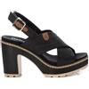 REFRESH - Sandali Donna Nero - Scarpe comode e versatili - Moda casual - Modello 17270704 (Misurare 39)