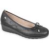 Valleverde VS10330A Camoscio Nero Ballerine per Donna in Nabuk Satinato (Taglia 36)