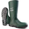 DUNLOP JobGuard O4 - Stivali da lavoro per donna e uomo - Stivali di sicurezza impermeabili con puntale morbido - Resistenti ai prodotti chimici e antiscivolo - Verde - Taglie 45