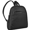 STILORD "Charlotte" Elegante Zaino da Donna in Pelle Zainetto Cuoio Vintage Pratico Capiente Elegante da Viaggio per Tablet 10,1 Pollici Colore:nero