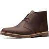 Clarks Bushacre 2, Scarpe Chukka Uomo, Cera d'api, 45 EU Larga