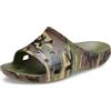 Crocs Saturday Camouflage Slide M sandali scorrevoli da uomo, verde militare, multicolore, 39 EU