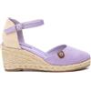 REFRESH - Sandali con zeppa Donna Lilla - Scarpe comode e versatili - Moda casual - Modello 17188205 (Misurare 39)