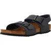 Birkenstock New York Kids, Birkibuc, Sandalo, Multicolore(Navy), 24 EU