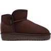 D.Franklin Stivali da Donna Stile Australiano Basso Marrone Scuro - Stivali per Donna - Moda casuale - Taglia (38) - Modello nordic low basic