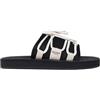 DUALSCAPE Slide, Sandalo da Mare Unisex con Corda, Stile Urbano Contemporaneo, Taglie 35-46 (BLACK, Sistema Taglie Calzature EU, Adulto, Numero (range), Media, 45, 46)