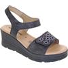Valleverde Sandali Donna 55582 Pelle Avorio o Nero