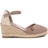 REFRESH - Sandali con zeppa Donna Taupe - Scarpe comode e versatili - Moda casual - Modello 17188201 (Misurare 37)
