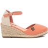 REFRESH - Sandali con zeppa Donna Corallo - Scarpe comode e versatili - Moda casual - Modello 17188207 (Misurare 38)