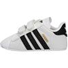 Adidas Superstar Crib, Sneaker Unisex Bambini E Ragazzi, White Black Gold Metallic, 18 EU