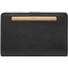 Fossil Portafoglio Donna - Liza Eco Pelle Slim Bifold SL7891G001-17,1 cm L x 2,5 cm L x 9,5 cm H, Nero, 17.1 cm L x 2.5 cm W x 9.5 cm H
