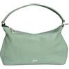 Gabs BORSA donna a spalla CALLIOPE M BULL logo shiny Silver Made in Italy Pelle alta qualita'