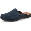 Fly Flot Classic Pantofole Uomo in Microfibra Fantasia a Quadretti, Sottopiede Imbottito in Pelle Antishock