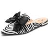 Castamere Sabot Donna Ciabatte Moda Antiscivolo Basse Scarpe PU Zebra Pantofole EU 43