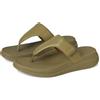 Fitflop Sandali da donna F-mode Go regolabili con punta piatta, Oliva, 43 EU