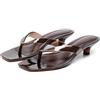 Noctivelle Sandali da donna con tacco a forma di gattino, impermeabili, infradito in memory foam, soletta comoda, estivi ad asciugatura rapida, casual, da piscina e spiaggia