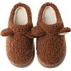AUXDIQ Pantofole Donna Uomo Antiscivolo Autunno Inverno Home Scarpe Morbido Ciabatte Indoor Outdoor