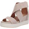 Dr.Scholl's SHOES Dr. Scholl's Women's Sheena Wedge Sandal, Grey, Size 7.0