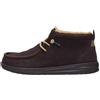 HEYDUDE 42051 Wally Mid Gripr Classic Brown Scarponcini per Uomo in Pelle Marrone (Taglia 44)