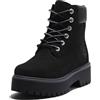 Timberland Stivali Stone Street 6 Inch Waterproof Taglia 39.5 Codice TB1A5RH5015 Nero Donna