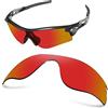 AOZAN ANSI Z87.1 - Lenti polarizzate di ricambio per occhiali da sole Oakley RadarLock Path, colore: cremisi elettrico