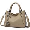 HUA ANGEL Borsa a mano da donna con manico medio e shopper in pelle PU, versatile borsa a tracolla elegante con 3 scomparti per lavoro, lavoro, lavoro, viaggi e uso quotidiano