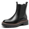 DREAM PAIRS Stivali Chelsea Donna Punta Quadrata | Punta quadrata, tacco 3,8 cm, suola a carrarmato, elastici laterali, design classico moderno.