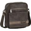 Lois - Borsa A Tracolla Uomo In Pelle Compatta - Design Elegante E Funzionale Per Ogni Giorno - Borsello Uomo Tracolla Pelle Con Tasche Multiple - Tracolla Uomo Piccola Da Viaggio E Lavoro, Marrone