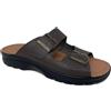 Fly Flot Ciabatte Uomo in Microfibra Elastica con Strappo Regolabile, Sottopiede Imbottito Antishock in Pelle