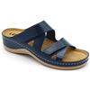 LEON 906 Sandali Zoccoli Sabot Pantofole Scarpe Pelle Donna