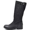 IF Fashion Stivali Stivaletti da Donna Biker Motociclista Traforati Primaverili Estivi con Fibbia LY70-4