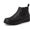 Fly Flot Stivaletto Donna Invernale con Tomaia Idrorepellente e Elastico Laterale, Sottopiede Estraibile in Memory, Zoccoli, Nero, 40 EU