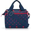 REISENTHEL BORSA ALLROUNDER CROSS MIXED DOTS RED CON TRACOLLA