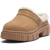 Timberland Scarpe da Donna Greyfield Warm Lined, Beige Medio Nabuk, 39 EU Larga